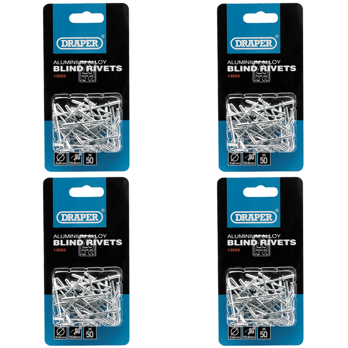 Draper Blind Rivets, 3.2 x (50 Piece) 5.2-15.8mm