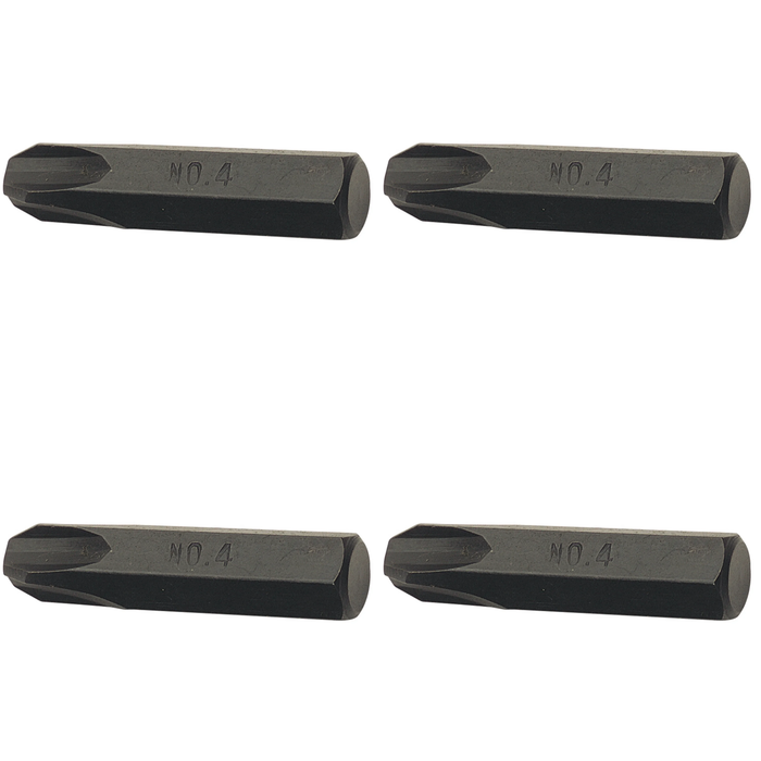 Draper Cross Slot Impact Screwdriver bit 2-4