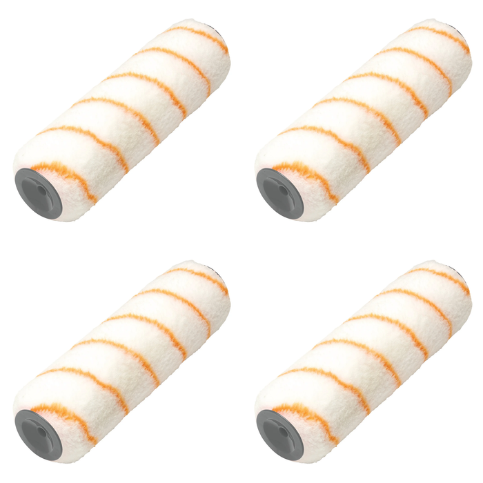 Draper 8 Piece Medium Pile Polyester Roller Sleeve, 9"/230mm - SLEEVE-9PM