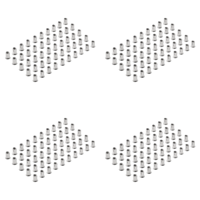 Draper Zinc Plated Threaded Insert Rivet Nuts, (Pack of 50) 0.7-1.5mm