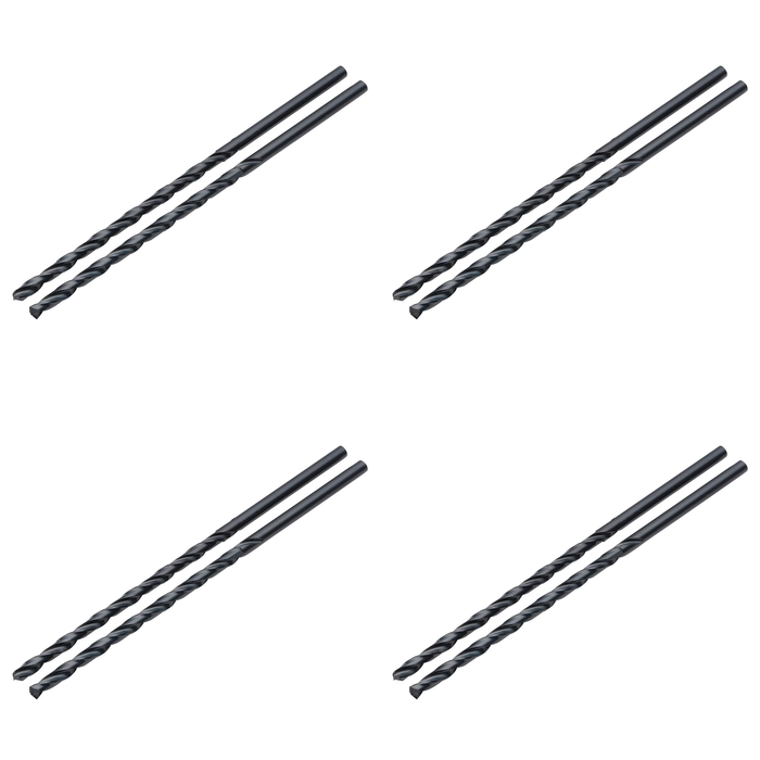Draper Black HSS Long Drill Bit 4 x 119mm (Pack of 2) - DBBSL