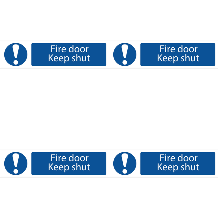 Draper Fire Door Keep Shut - SS61