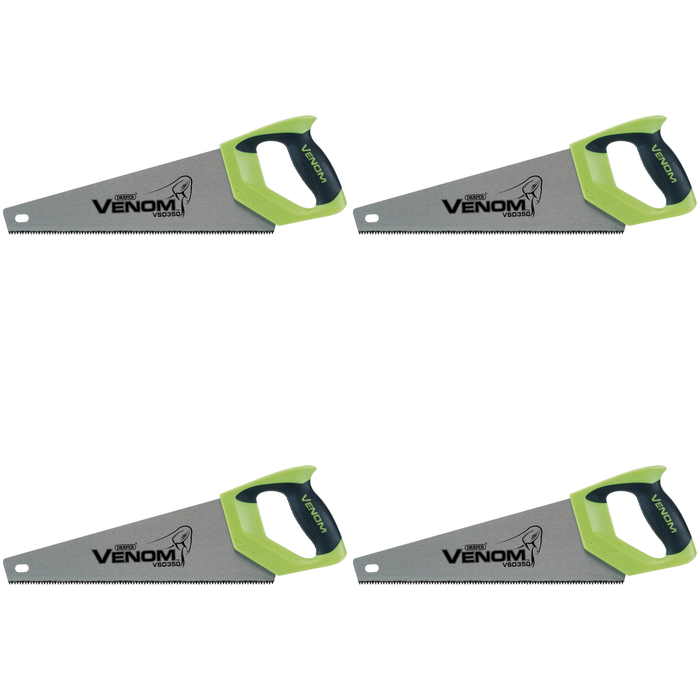 Draper Venom® First Fix Double Ground Tool Box Saw, 350mm, 7tpi/8ppi - VSD350
