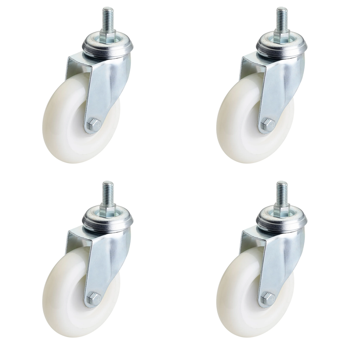 Draper Swivel Bolt Fixing Nylon Wheel, 100mm Diameter, S.W.L. 125kg - 604100B