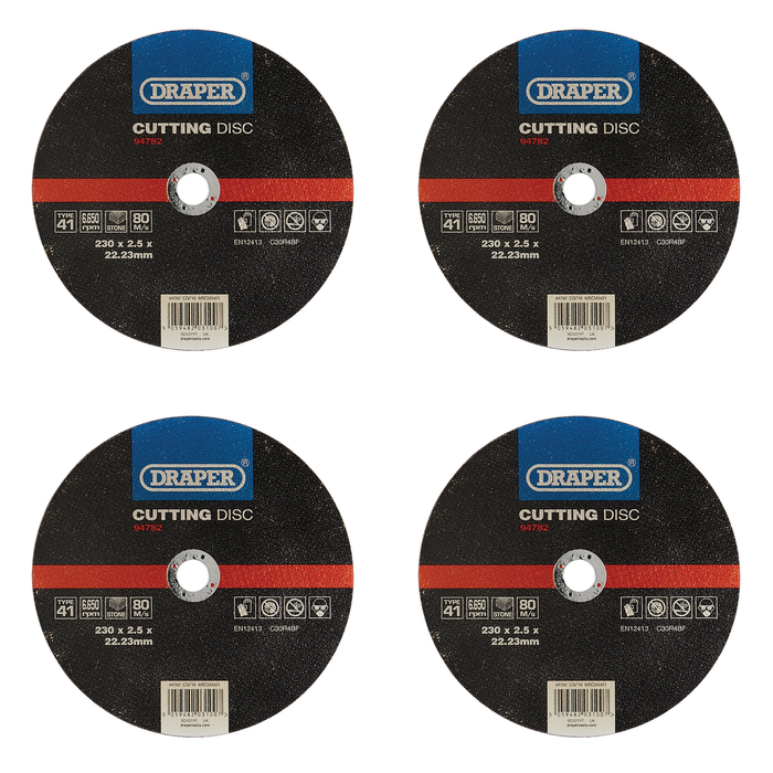 Draper Flat Stone Cutting Disc, 230 x 2.5 x 22.23mm - CGF16
