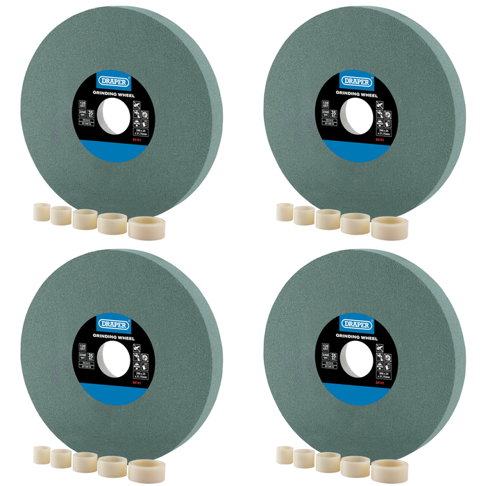 Draper Silicon Carbide Bench Grinding Wheel, 200 x 25mm, 120G - BG20025S