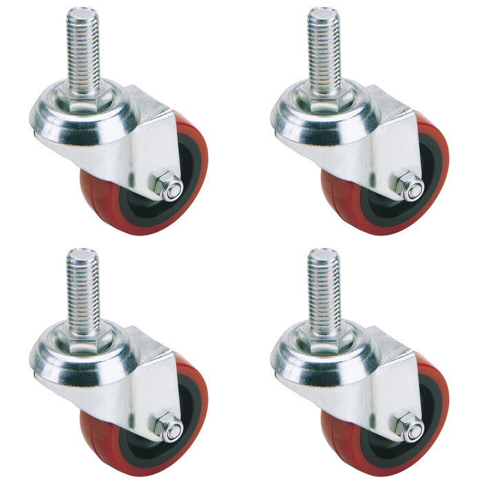 Draper Swivel Bolt Fixing Polyurethane Wheel, 50mm Diameter, S.W.L. 50kg