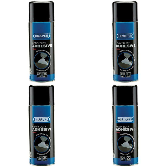 Draper Heavy Duty Spray Adhesive, 400ml - HGA-AD