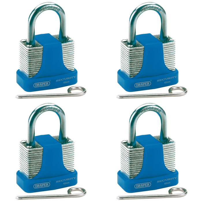 Draper Resettable Combination padlock 40-46mm