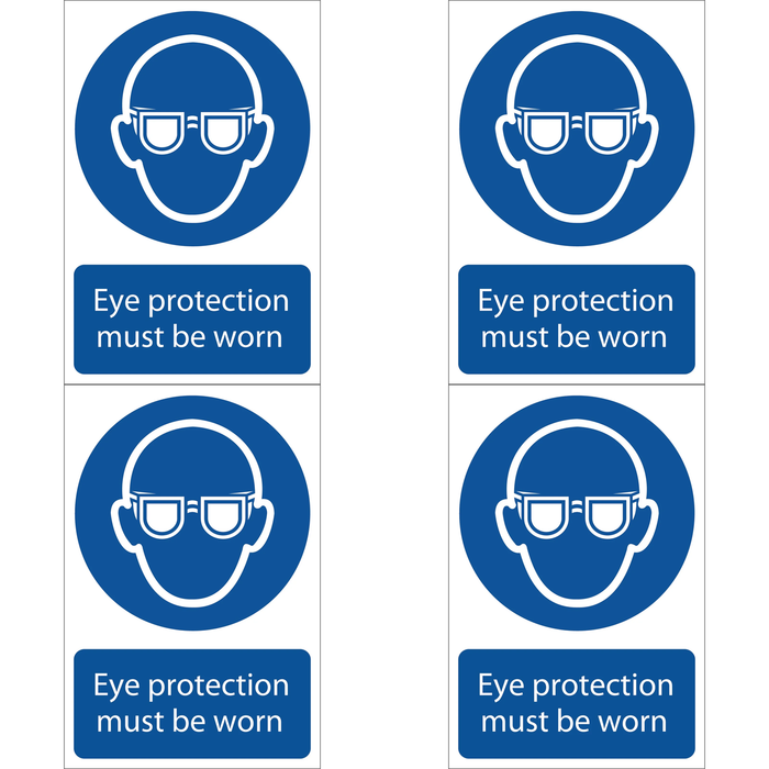 Draper Eye Protection' Mandatory Sign, 200 x 300mm - SS03
