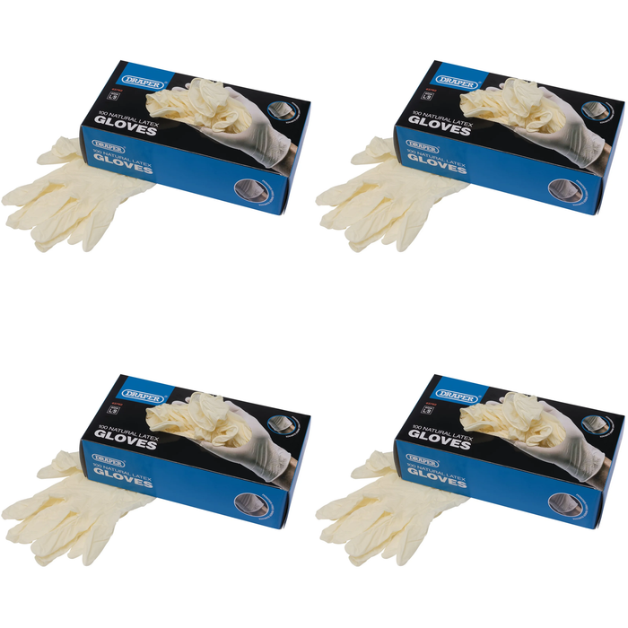 Draper Latex Gloves (Box of 100) - GLAT-100L