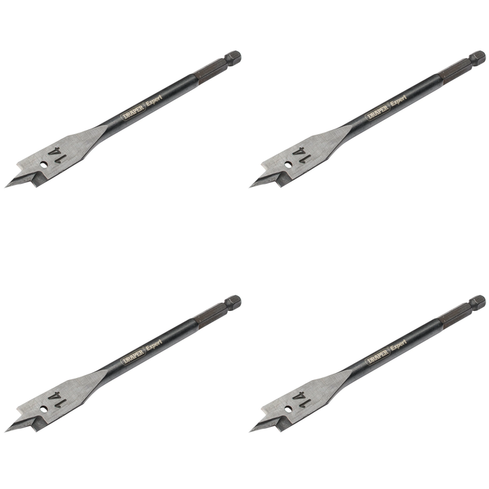 Draper Expert Flat Wood Bit, 14 x 150mm - FB102