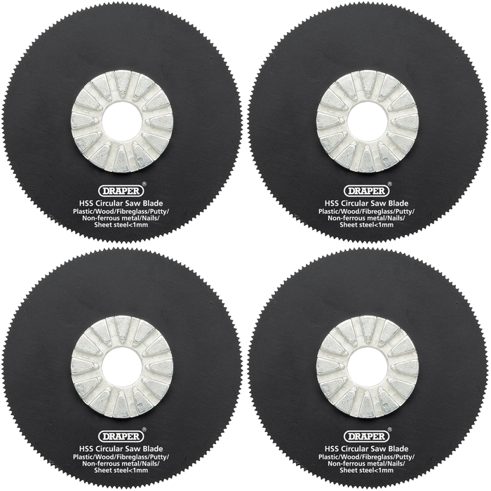 Draper HSS Circular Saw Blade, Diameter, 18tpi 63-88mm