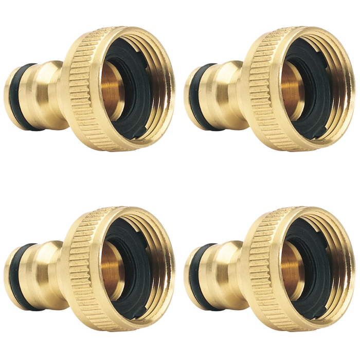 Draper Brass Garden Hose Tap connector 1-3