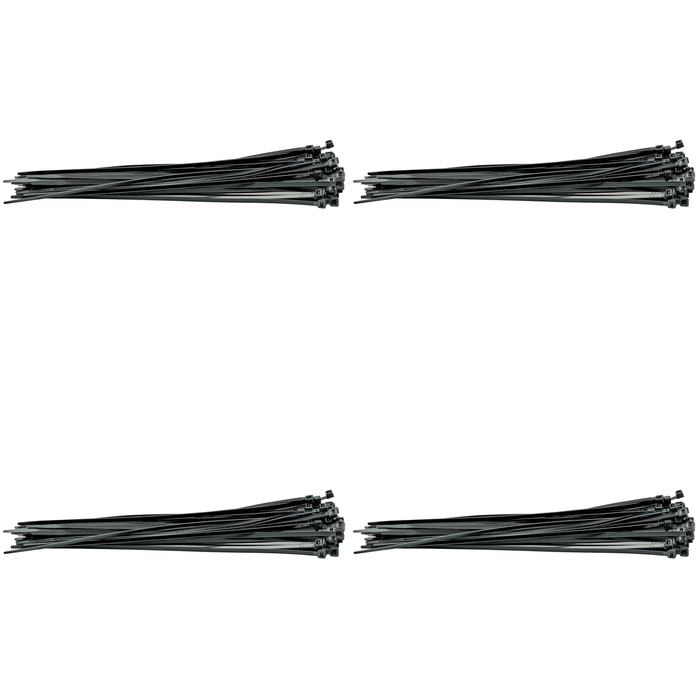 Draper Cable Ties, 4.8 x , Black (Pack of 100) 200-400mm