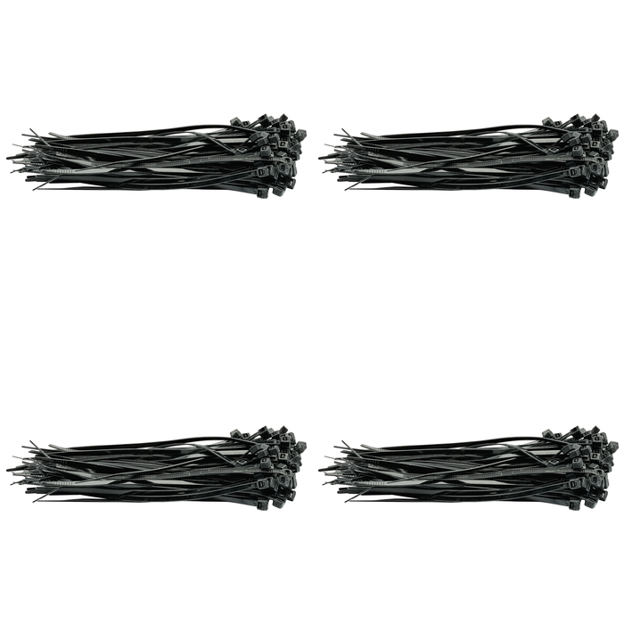 Draper Cable Ties, 3.6 x 150mm, Black (Pack of 100) - CT2B