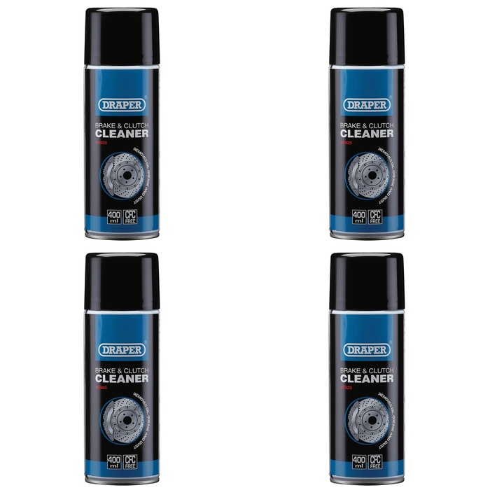 Draper Brake and Clutch Cleaner Spray, 400ml - HGA-BC