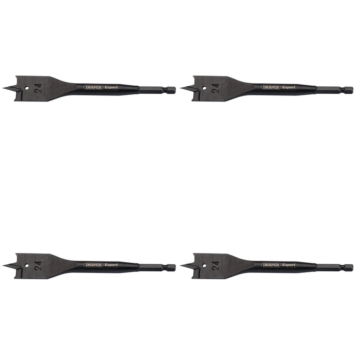 Draper Expert Flat Wood Bit, 24 x 150mm - FB102