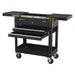 Sealey Mobile Tool & Parts Trolley Black AP705MB Sealey - Town Tools 