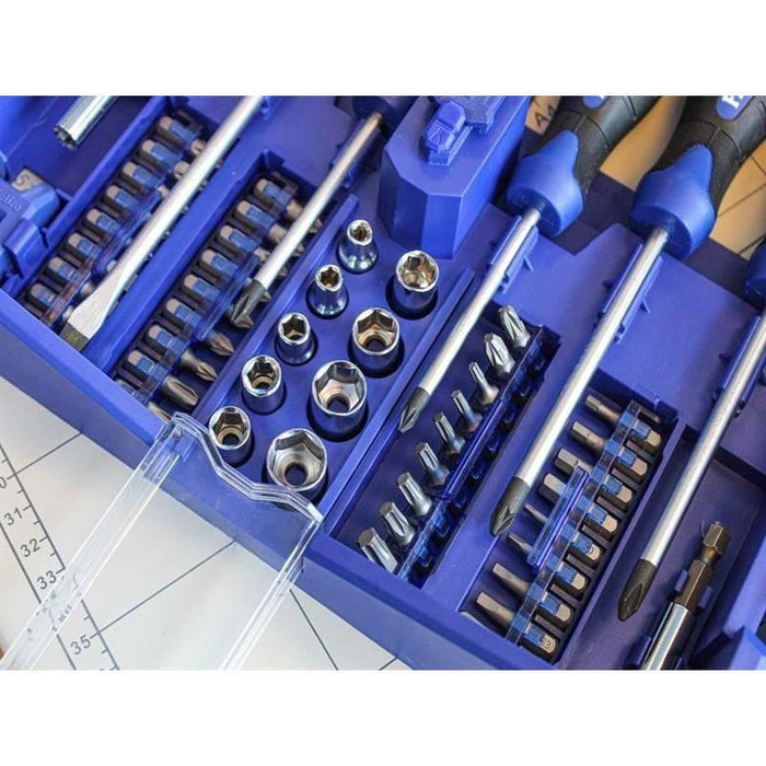 Faithfull Fold Out Screwdriver & Bit Set, 63 Piece Faithfull - Town Tools