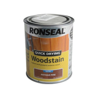 Ronseal Quick Drying Woodstain Satin Antique Pine 750ml