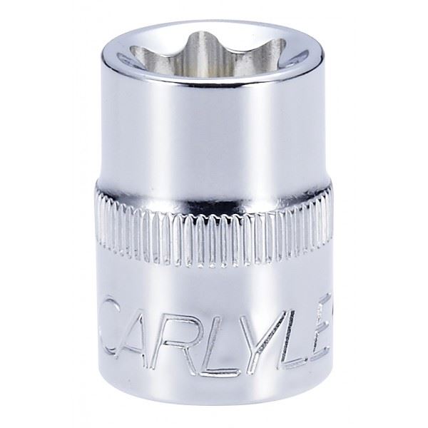 Carlyle Tools Socket - External Star Standard - 3/8In. Dr - E16