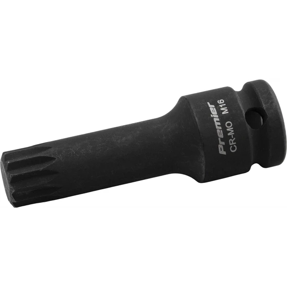 Sealey 1/2"Dr Impact Spline Socket Bit M16