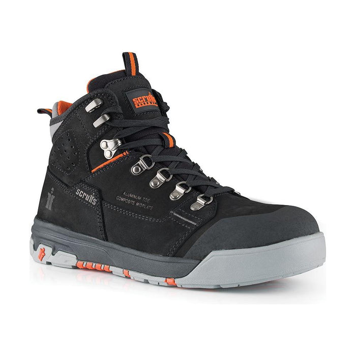 Scruffs Hydra Safety Boots Black Size 7 / 41 Scruffs - Town Tools 