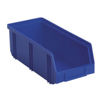 Sealey Plastic Storage Bin Deep 105 x 240 x 85mm Blue Pack of 28 TPS2D