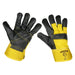 Sealey Rigger's Gloves Hide Palm Pair SSP13 Sealey - Town Tools 