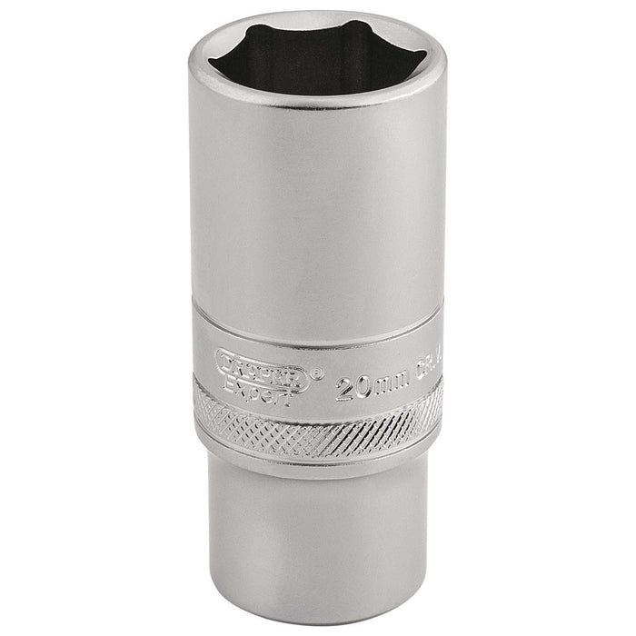 Draper 6 Point Metric Deep Socket, 3/8" Sq. Dr., 20mm 16587 Draper - Town Tools 