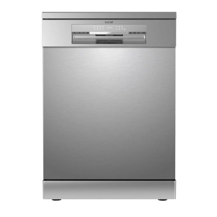 Baridi Regular Sized Freestanding Dishwasher 60cm Wide 14 Place Settings Silver Baridi - Town Tools 