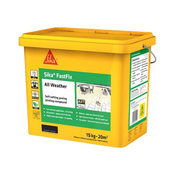 Everbuild Sika Sika® FastFix All Weather Charcoal 15kg Everbuild Sika - Town Tools