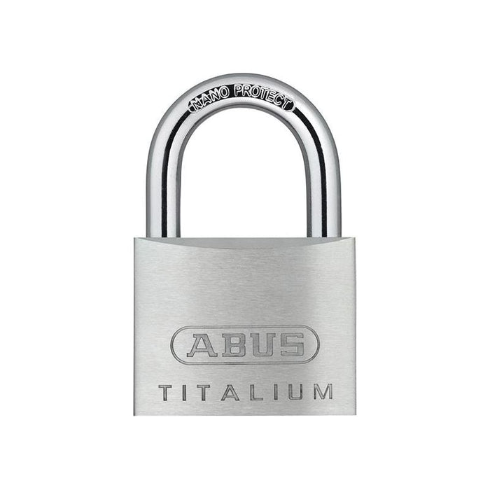 Abus Mechanical 64TI/50mm TITALIUM™ Padlock Keyed Alike KA6512 ABUS Mechanical - Town Tools