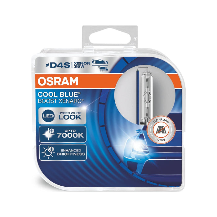 Osram XENARC Cool Blue Boost D4S, HID headlamp, 66440CBB-HCB, hyper blue light, Osram - Town Tools 