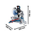 Bosch GCM 18V-305 GDC Professional BITURBO Mitre Saw 18V Bare Unit Bosch - Town Tools