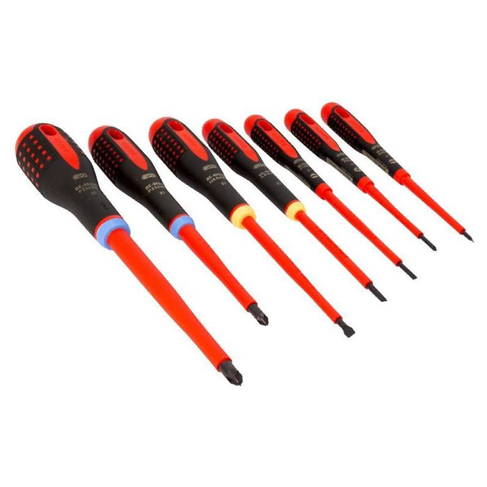 Bahco BE-9888S ERGO™ VDE Insulated Screwdriver Set, 7 Piece Bahco - Town Tools