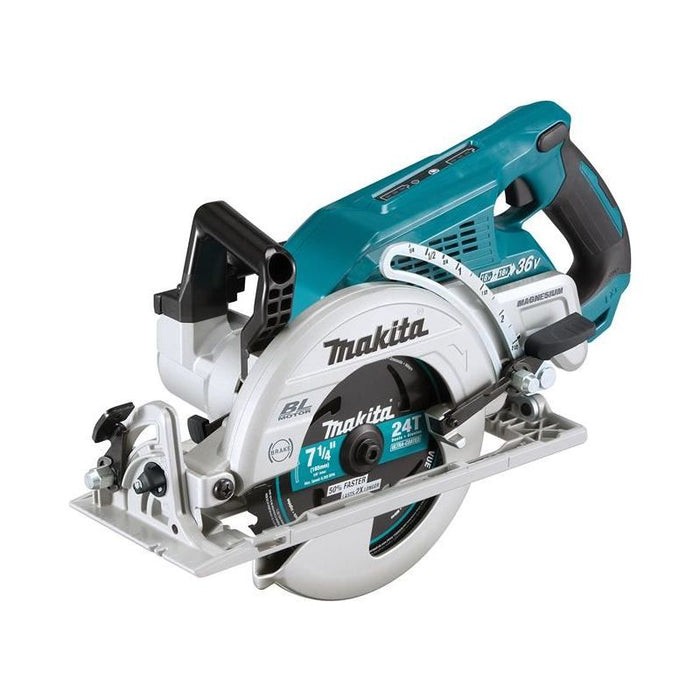 Makita DRS780Z Brushless LXT Circular Saw 185mm 36V (2x18V) Bare Unit Makita - Town Tools