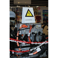 Laser High Voltage Sign (Double Sided) 7574