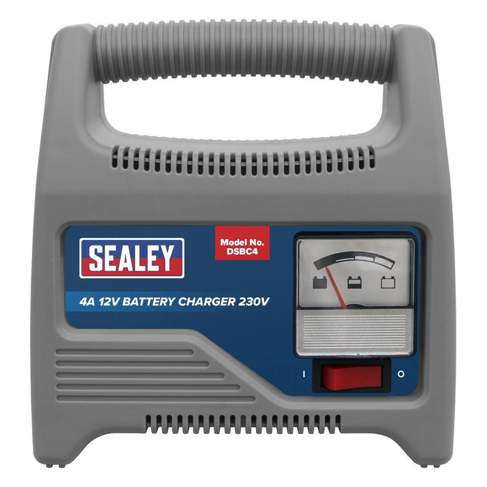 Sealey Battery Charger 12V 4A 230V DSBC4 Sealey - Town Tools 