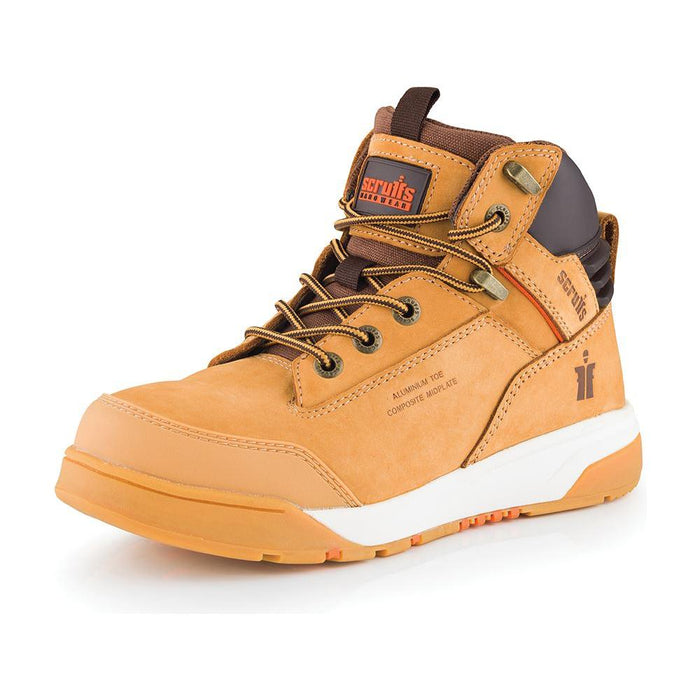Scruffs Women's Switchback Safety Boots Tan Size 6.5 / 40 Scruffs - Town Tools 