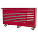 Sealey Rollcab 12 Drawer with Ball-Bearing Slides Heavy-Duty Red AP6612 Sealey - Town Tools 