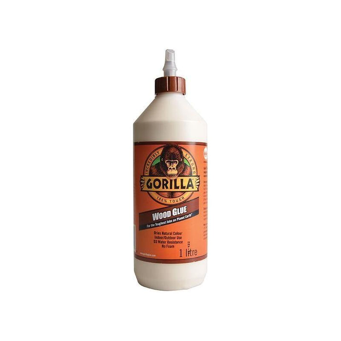 Gorilla Glue Gorilla PVA Wood Glue 1 litre Gorilla Glue - Town Tools
