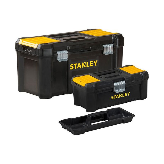 Stanley® Hand Tools Essential Toolbox Bonus Pack 32cm (12.1/2in) & 48cm (19in) STANLEY® Hand Tools - Town Tools