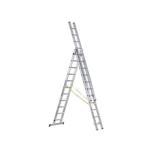 Zarges D-Rung Combination Ladder 3-Part 3 x 10 Rungs Zarges - Town Tools