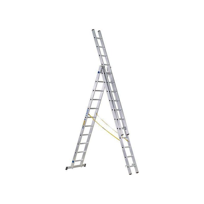 Zarges D-Rung Combination Ladder 3-Part 3 x 10 Rungs Zarges - Town Tools