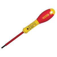 Stanley® Hand Tools FatMax® VDE Insulated Screwdriver Parallel Tip 4.0 x 100mm