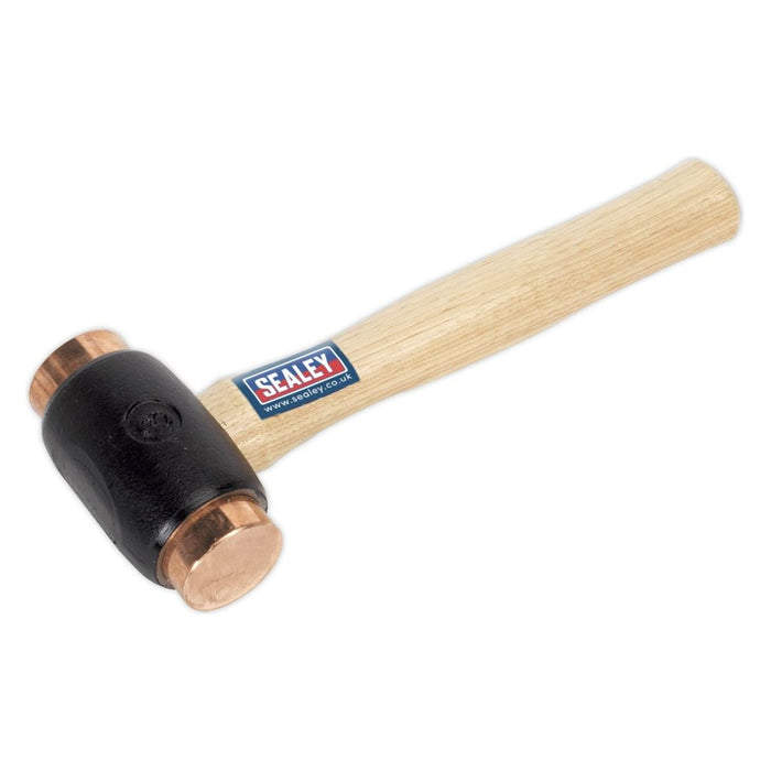 Sealey Copper Faced Hammer 4.3lb Hickory Shaft CFH04 Sealey - Town Tools 