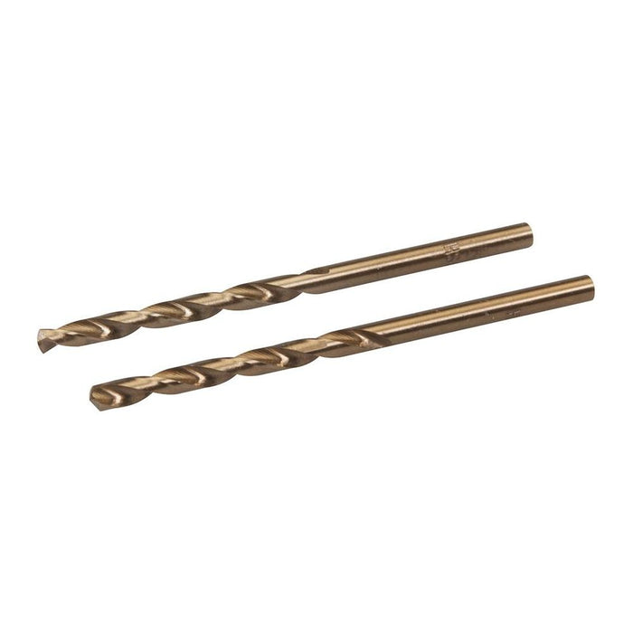 Silverline Cobalt Drill Bits 2pk 3.5mm Silverline - Town Tools 