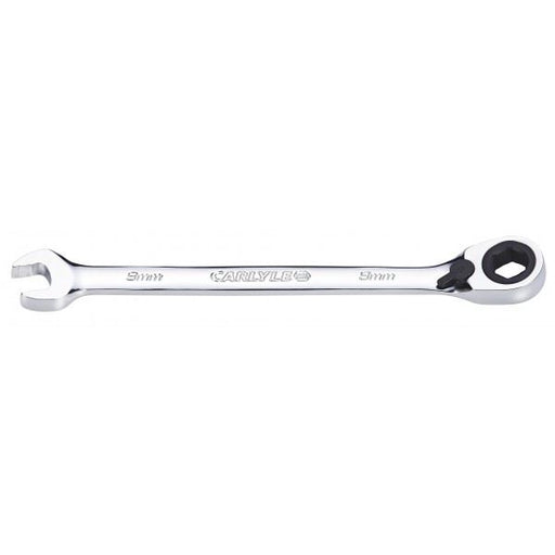 Carlyle Tools Spanner - Reversible Ratcheting - Metric - 9 mm - image 1
